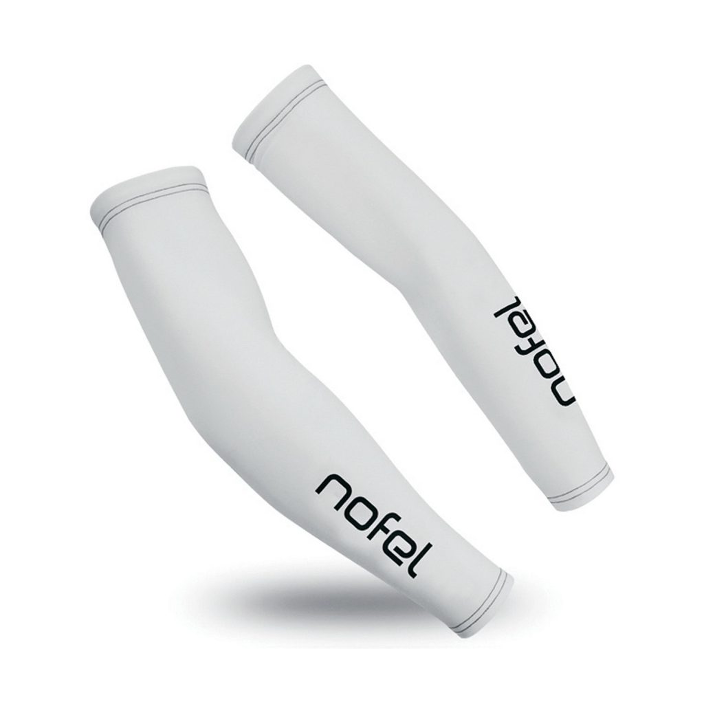Basic Arm Warmers White Nofel Pro